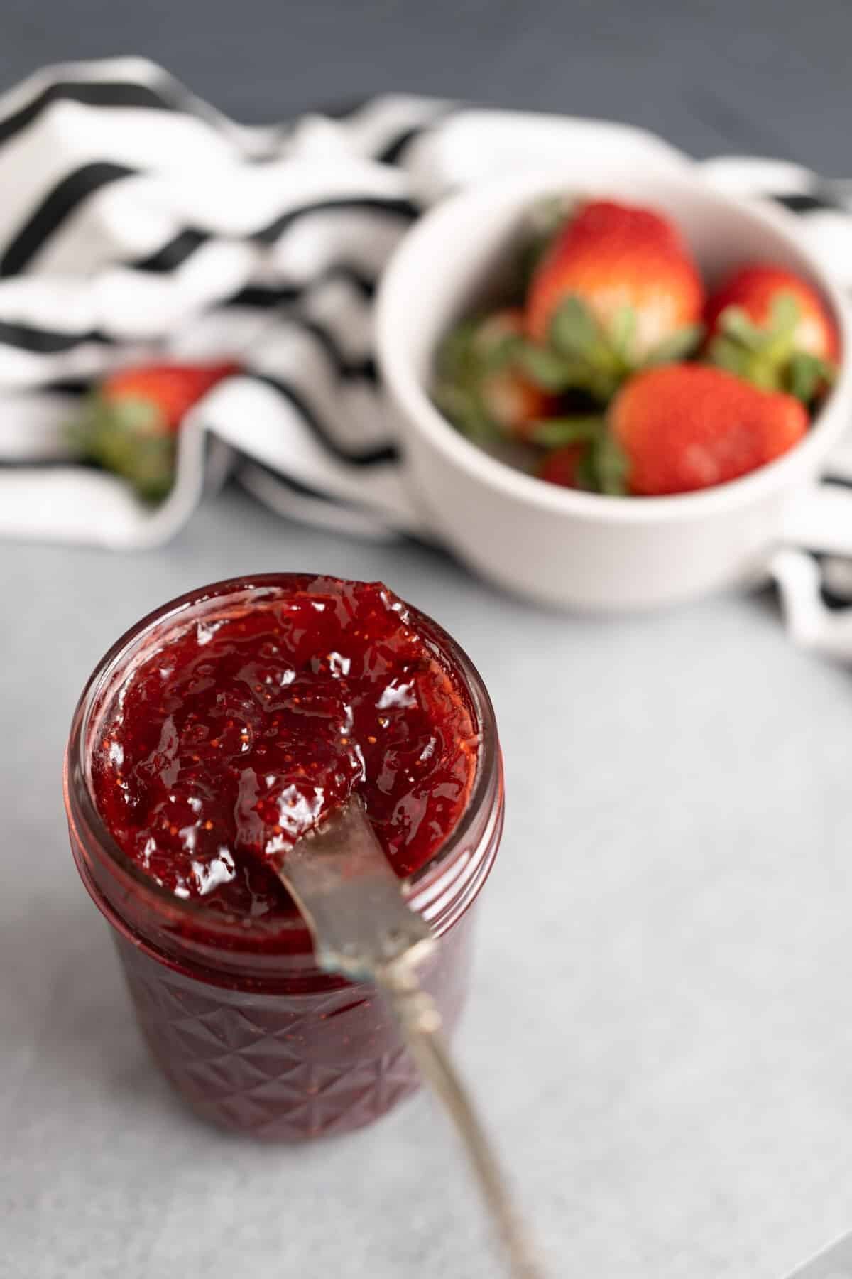 HOMEMADE STRAWBERRY JAM post feature image