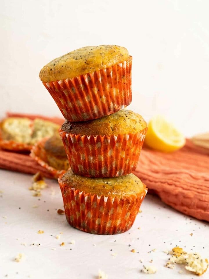 LEMON POPPY SEED MUFFINS post feature image